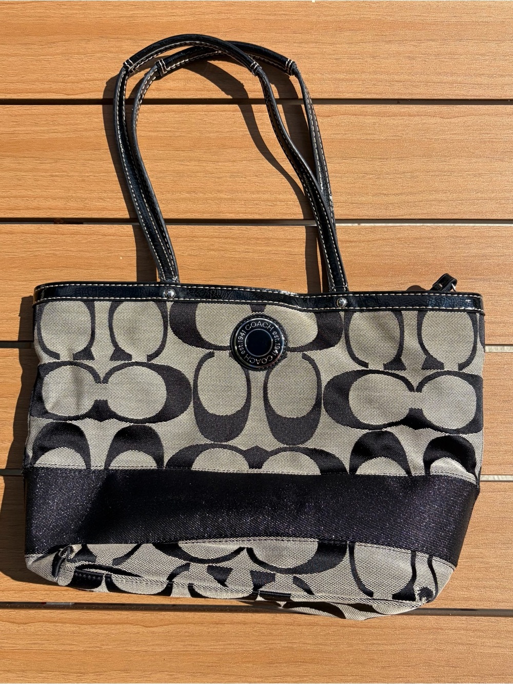 Coach Signature Canvas Bag